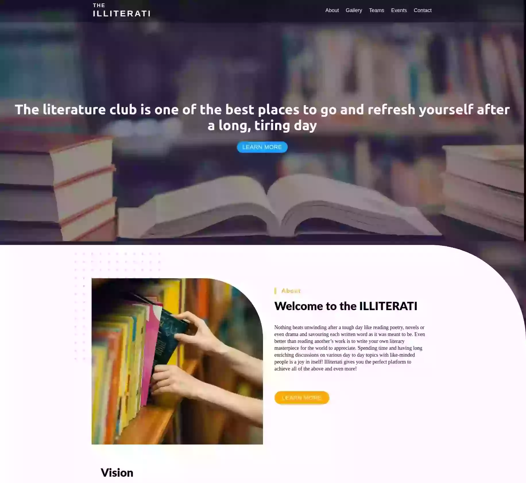 Book Club Website